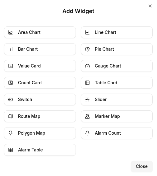 Add Widget