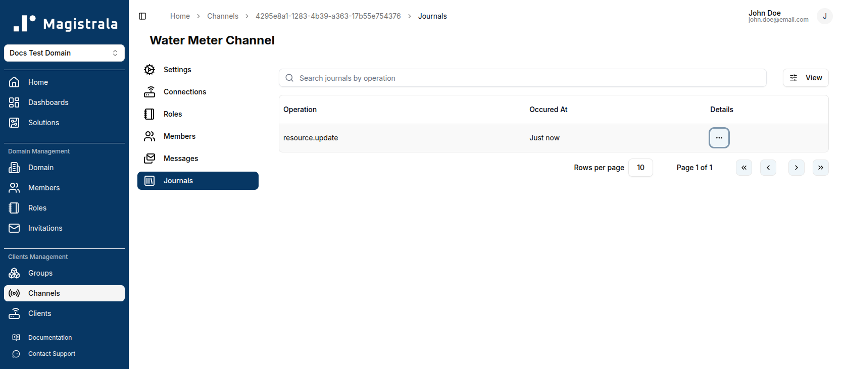 Channel Audit Logs