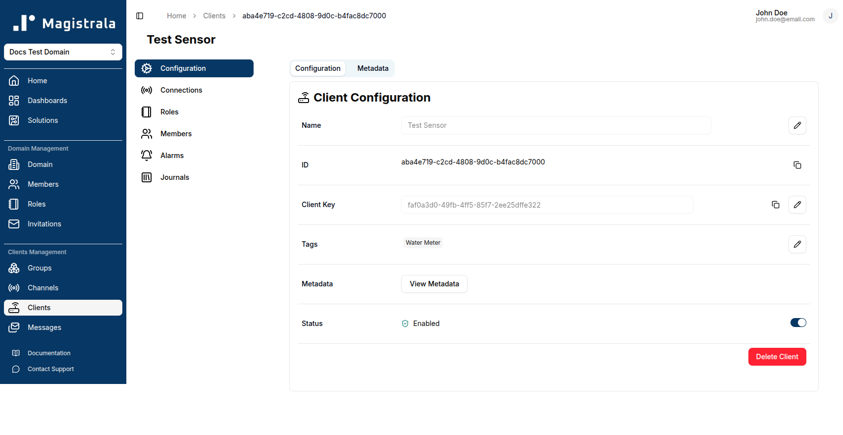 Client Configuration
