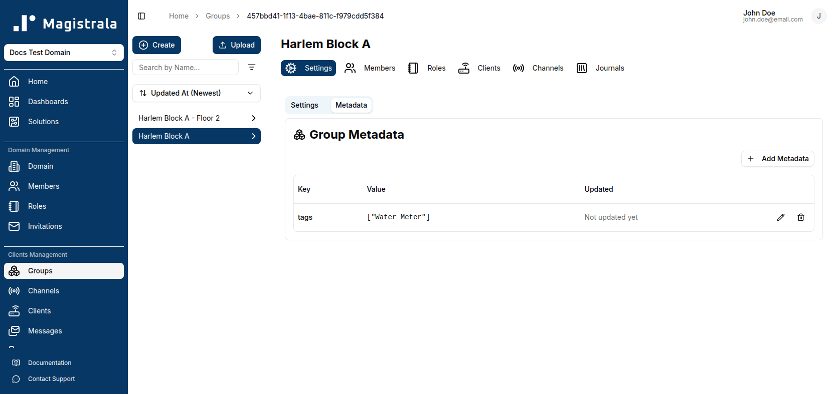 Group Metadata