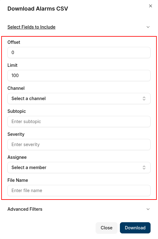 Basic settings