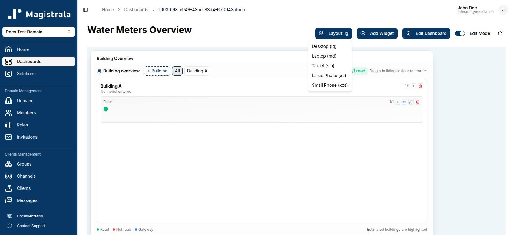 Dashboard Layouts