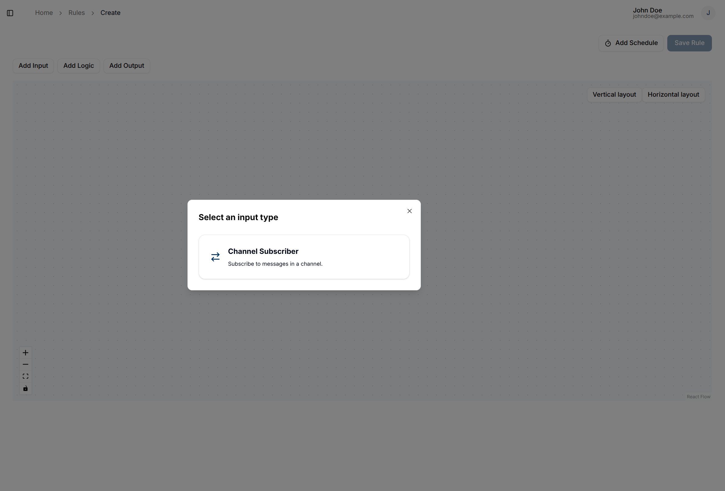 select input