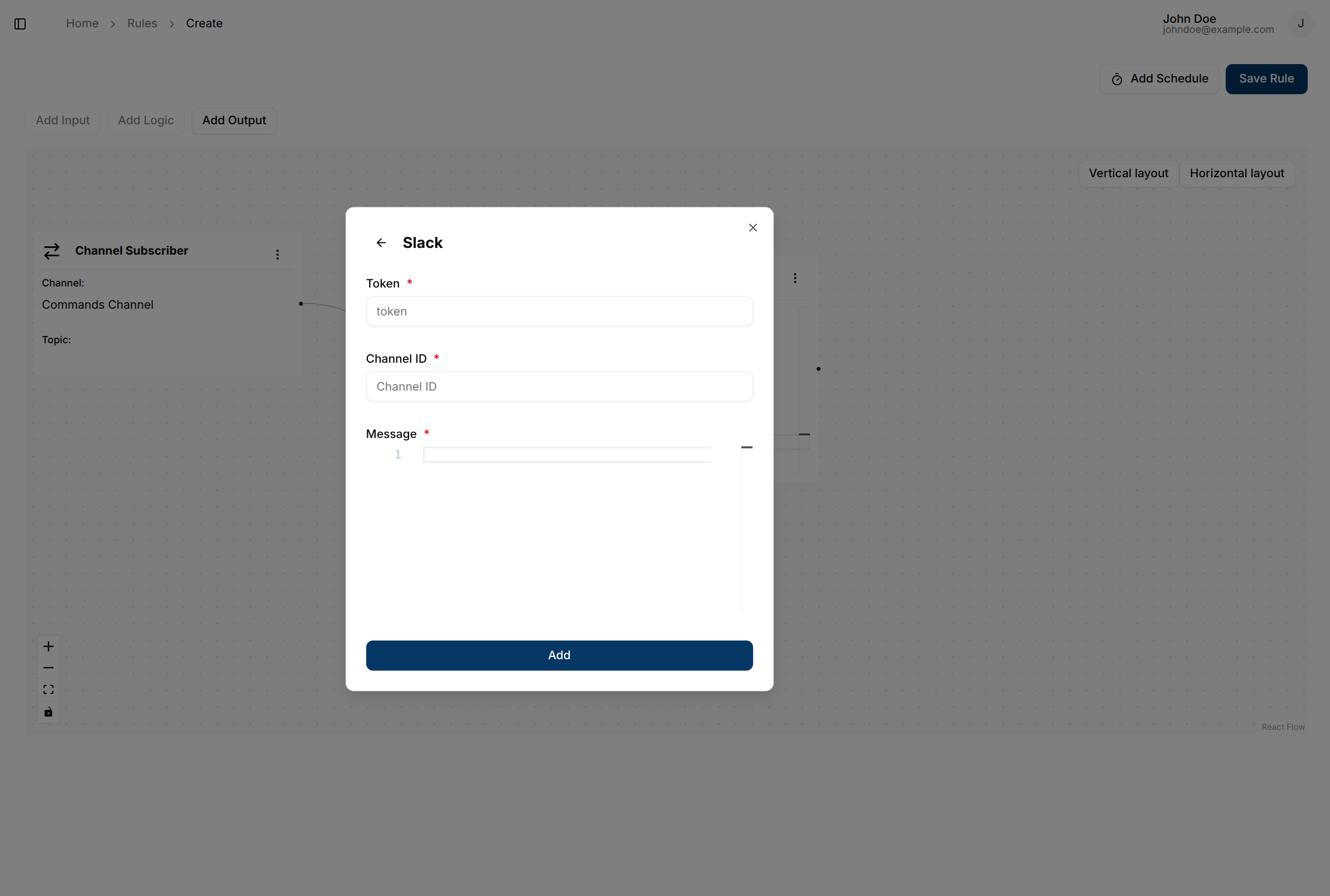 Slack variables